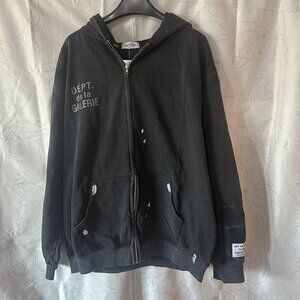 Gallery Dept Graffiti Cardigan Hoodie